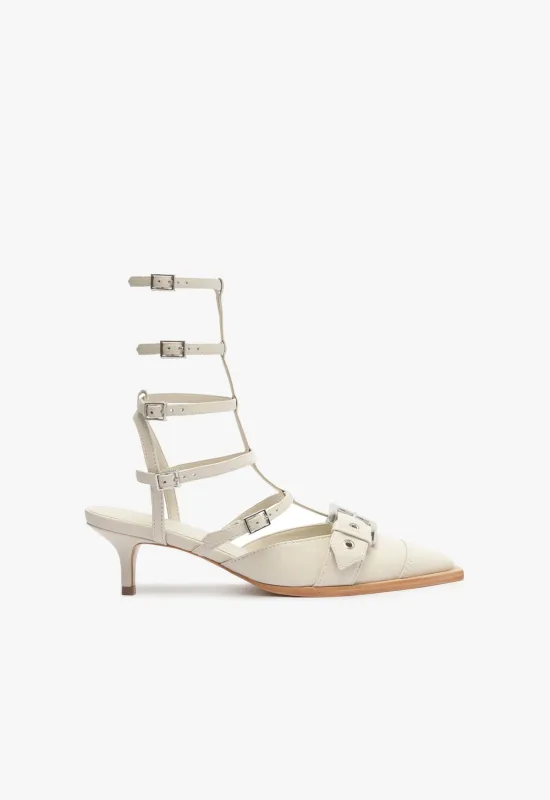 Penny Leather Pump sold by SCHUTZ