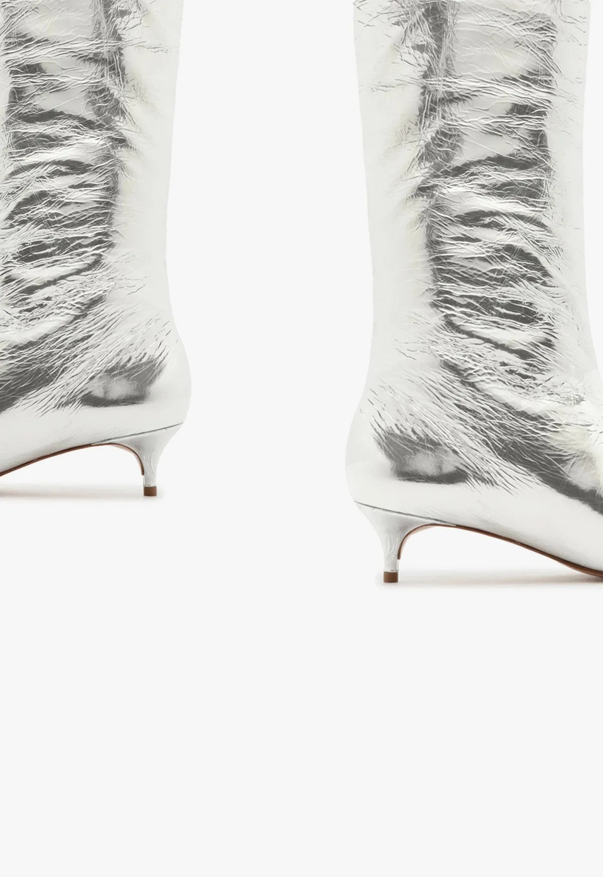 Gail Up Smashed Metallic Leather Boot sold by SCHUTZ product image thumbnail 5