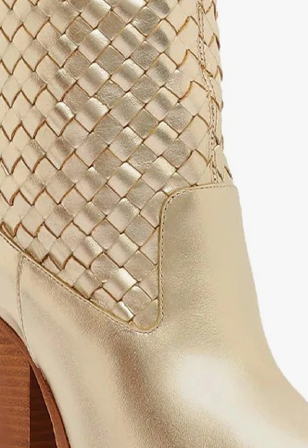 Ella Woven Metallic Leather Boot sold by SCHUTZ product image thumbnail 5