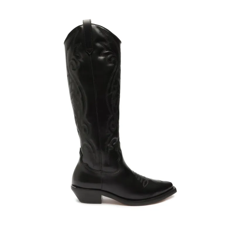 Zachy Up Leather Boot sold by SCHUTZ