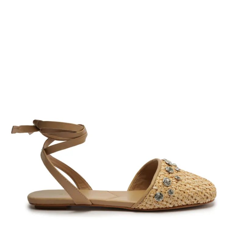 Abrie Leather Flat sold by SCHUTZ