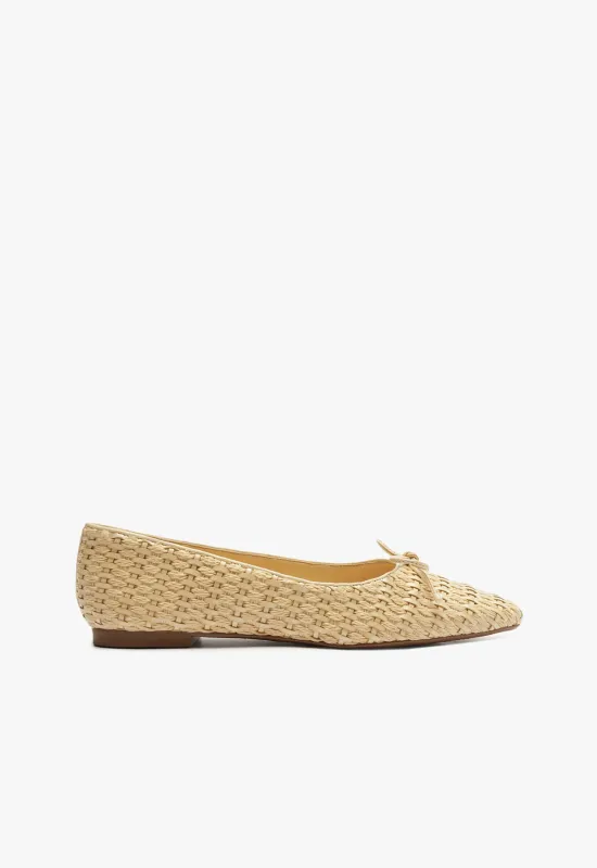 Arissa Straw Ballet Flat sold by SCHUTZ