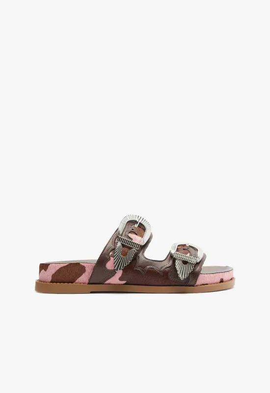 Harper Sporty Leather Sandal sold by SCHUTZ