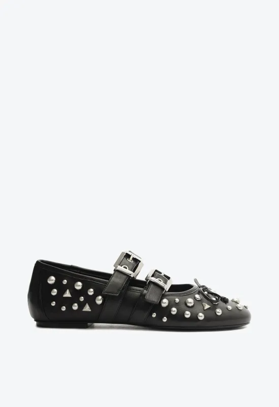 Sarita Leather Flat made by SCHUTZ