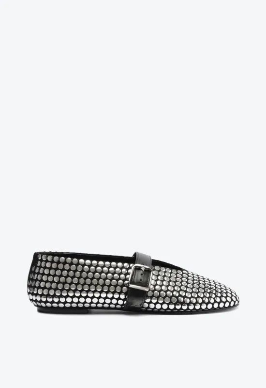 Eiza Studs Ballet Flat sold by SCHUTZ