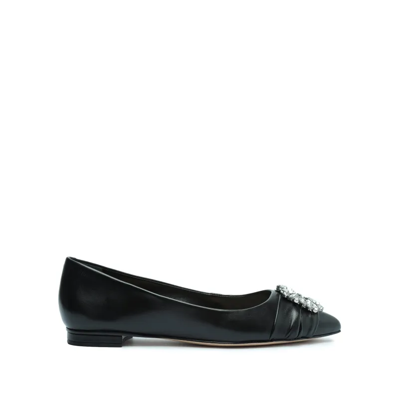 Meisho Nappa Leather Flat sold by SCHUTZ