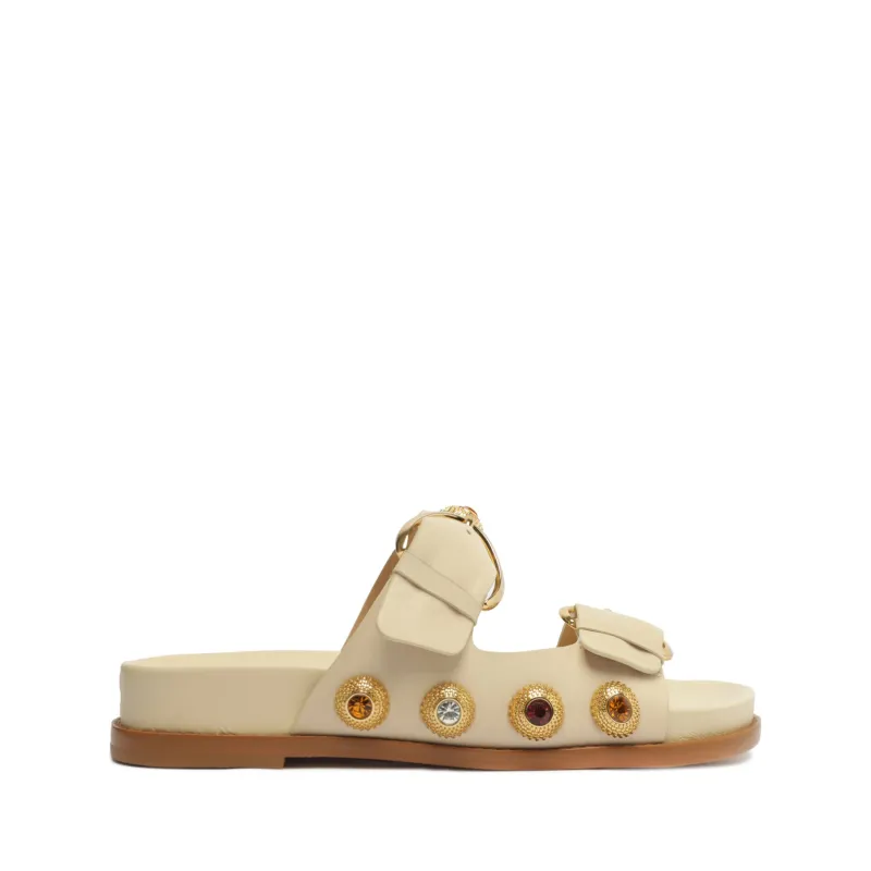 Vivian Sporty Leather Sandal sold by SCHUTZ