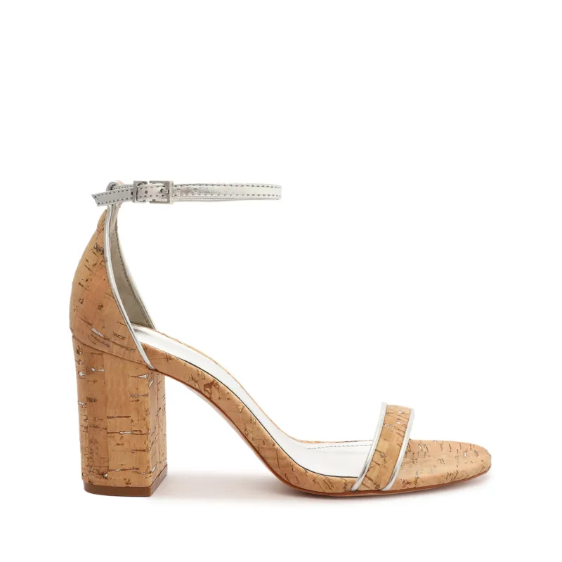 Cadey Lee Block Casual Leather Sandal made by SCHUTZ