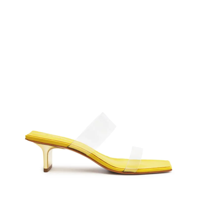 Ariella Tab Vinyl Sandal sold by SCHUTZ