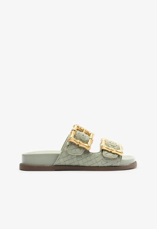 Enola Green Sporty Sandal sold by SCHUTZ