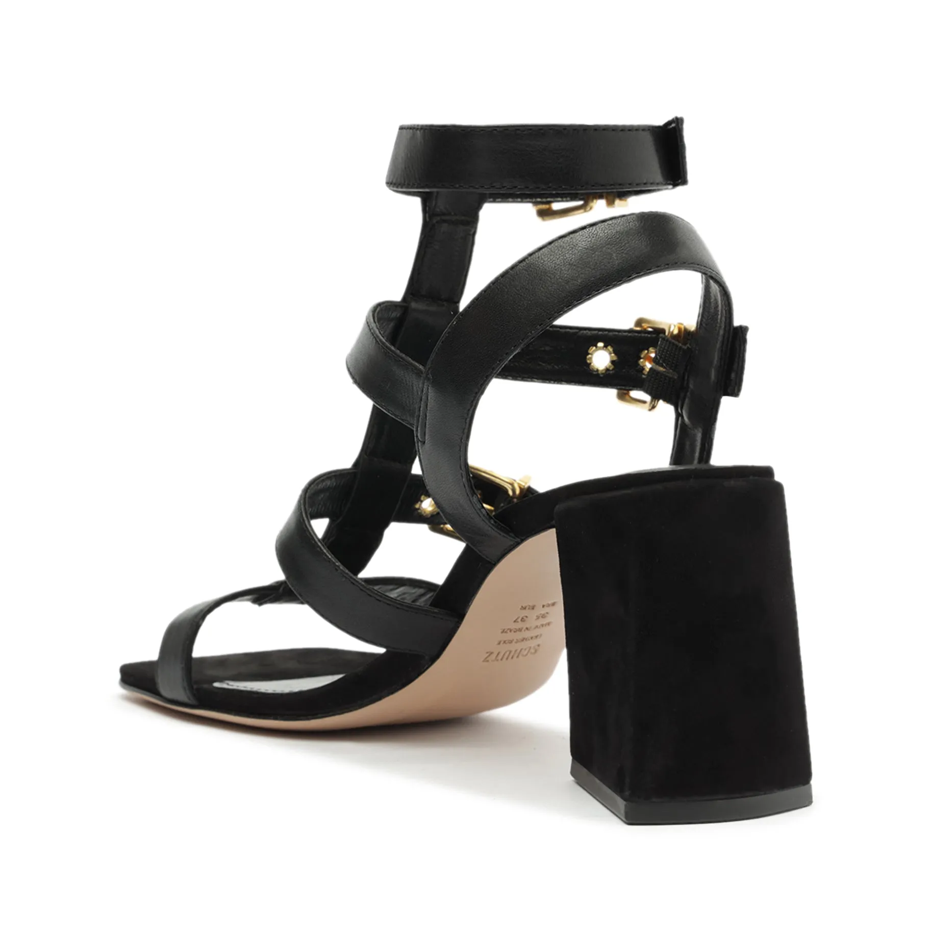 Yala Block Leather Sandal sold by SCHUTZ product image thumbnail 3