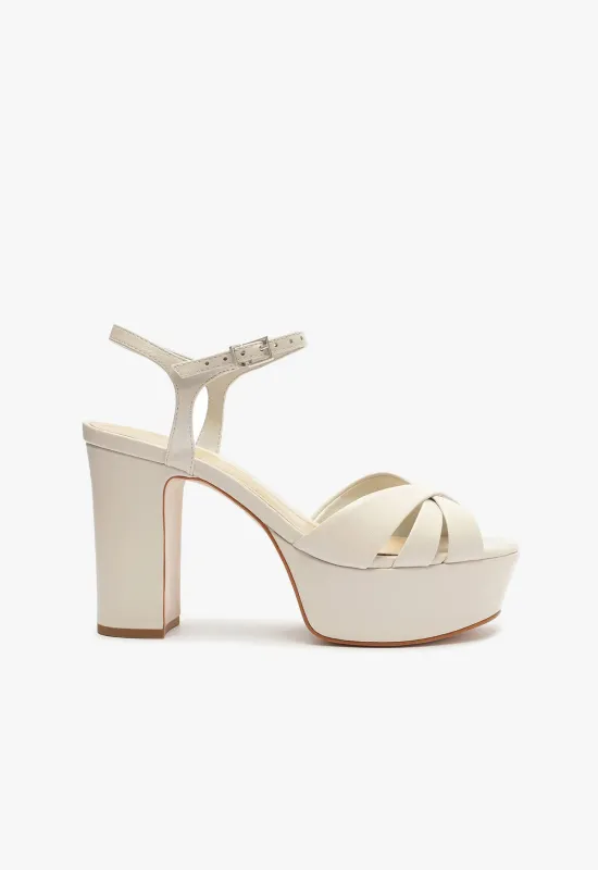 Keefa Nappa Leather Sandal sold by SCHUTZ