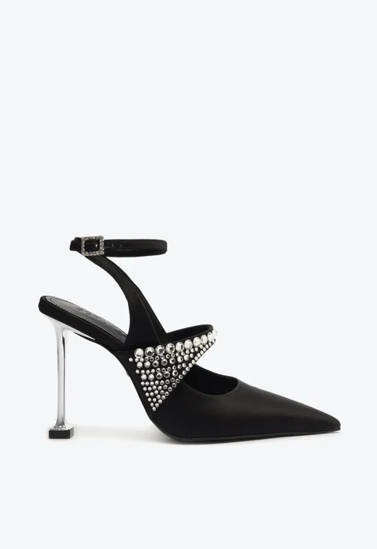 Louise Satin Pump sold by SCHUTZ