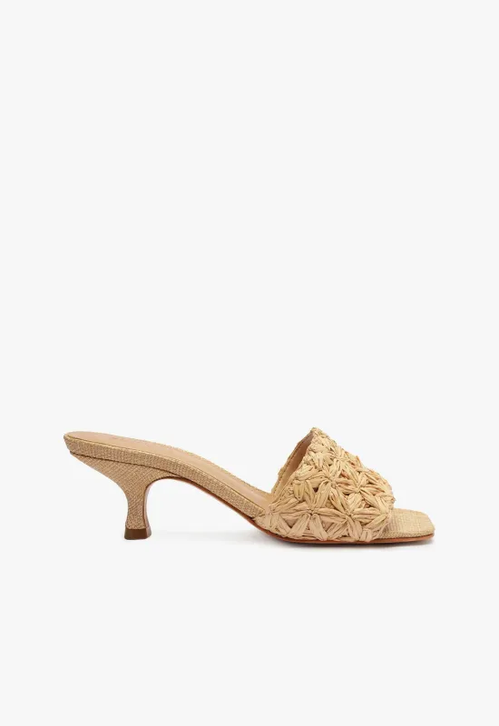 Dethalia Straw Raffia Sandal sold by SCHUTZ