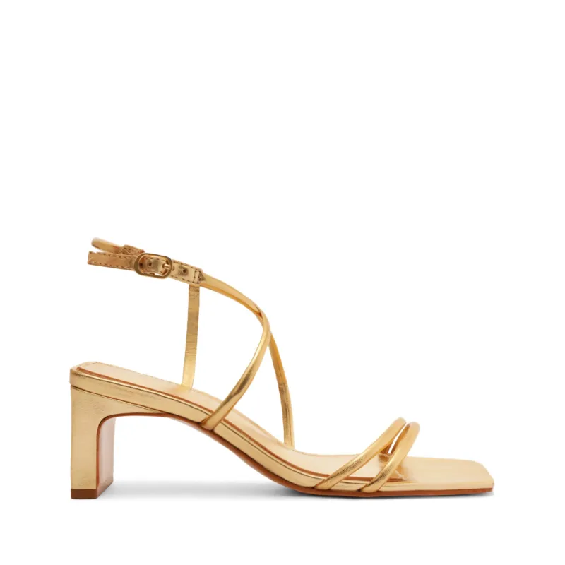 Aimee Block Leather Sandal sold by SCHUTZ
