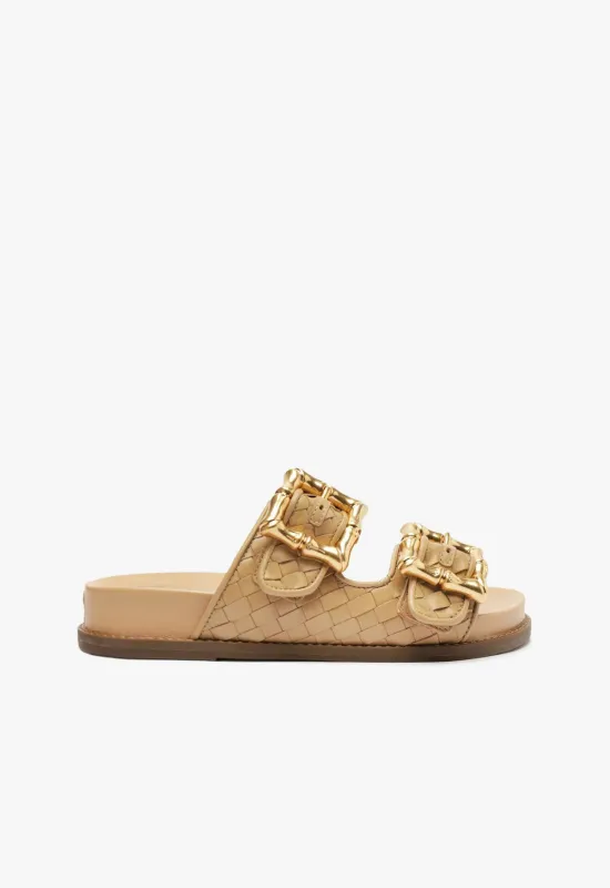 Enola Light Beige Sporty Sandal sold by SCHUTZ