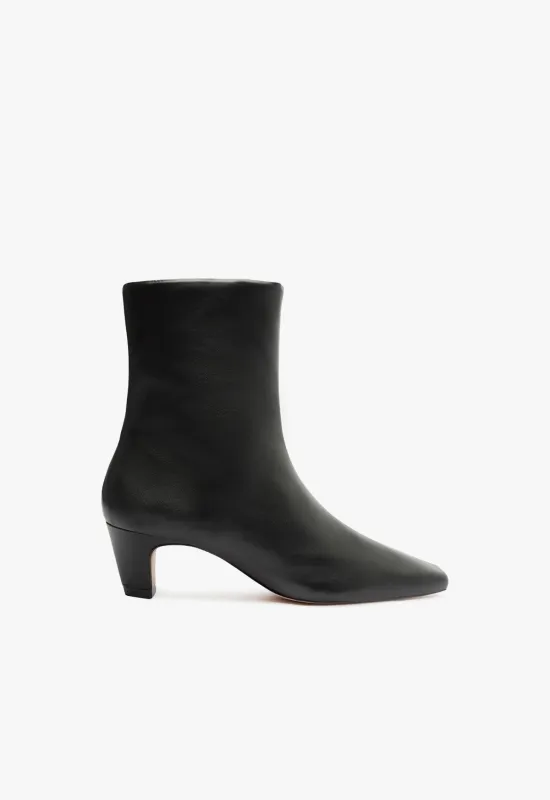 Dellia Nappa Leather Bootie sold by SCHUTZ