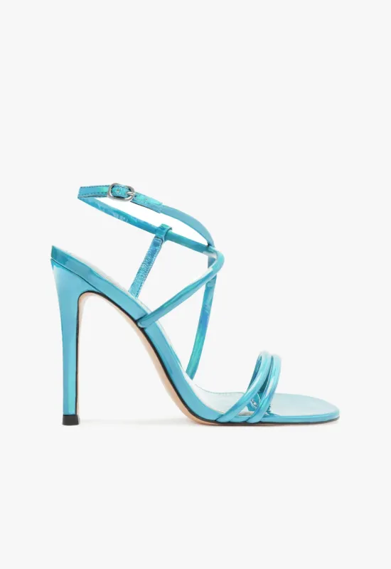 Aimee Specchio Leather Sandal sold by SCHUTZ
