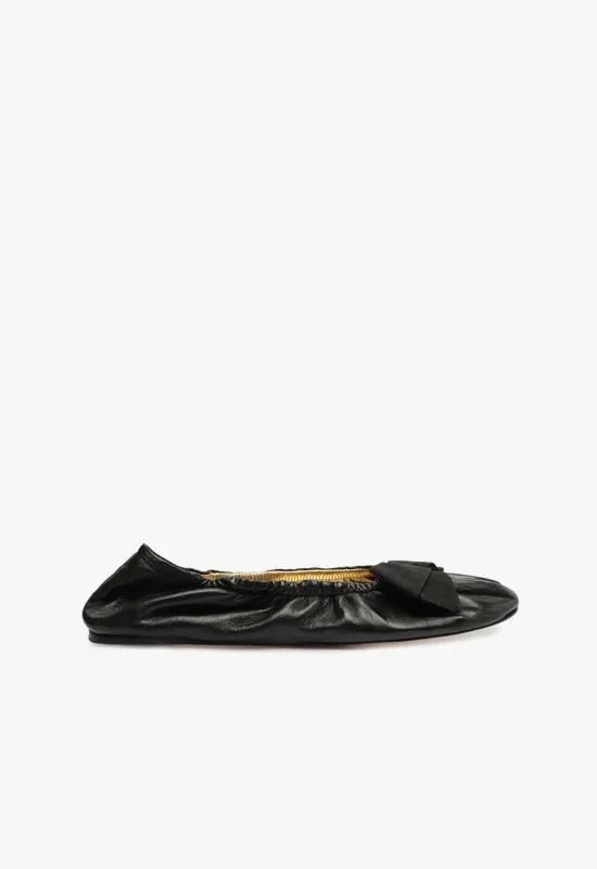 Suzanne Leather Flat sold by SCHUTZ