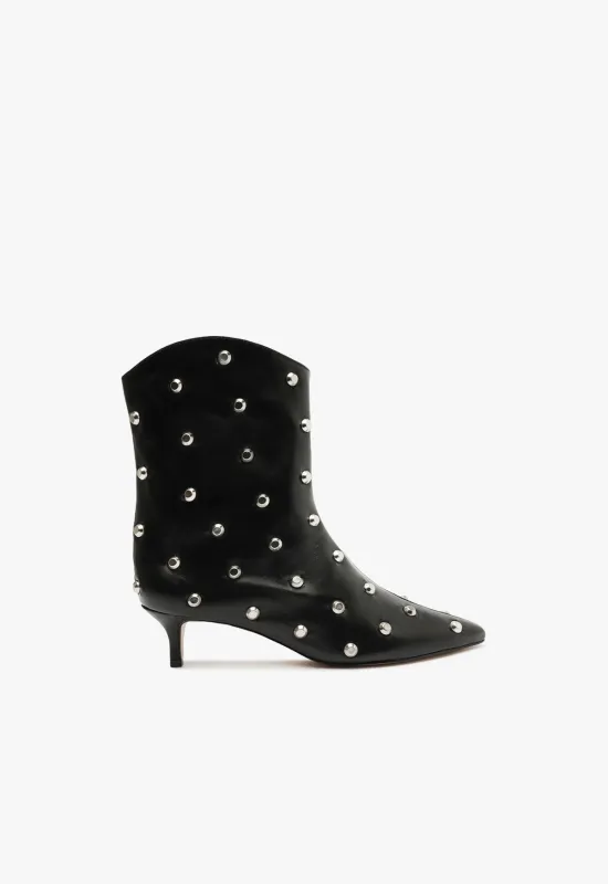 Maryann Leather Bootie sold by SCHUTZ