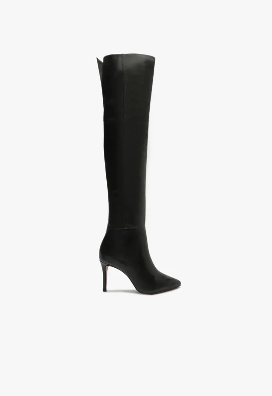 Magali Over the Knee Leather Boot sold by SCHUTZ