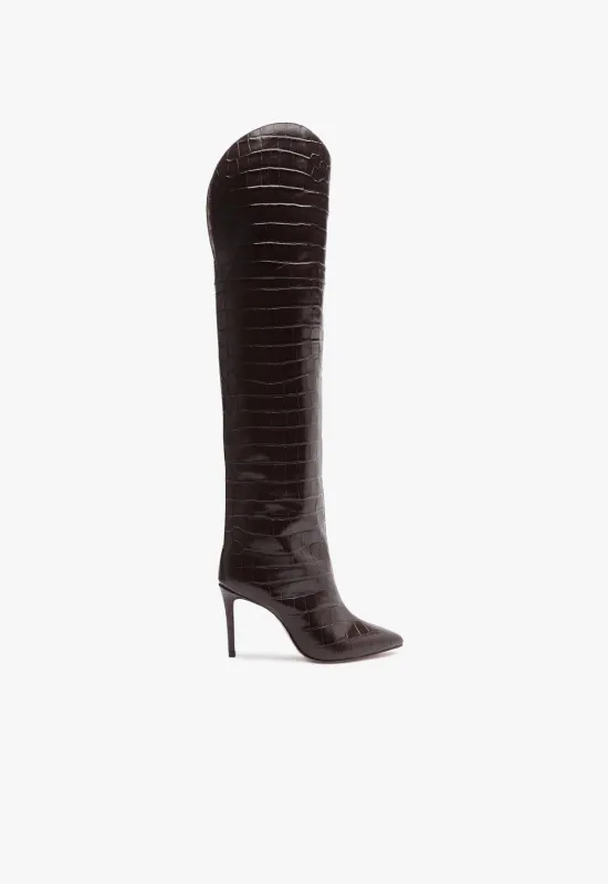 Maryana Over the Knee Leather Boot sold by SCHUTZ