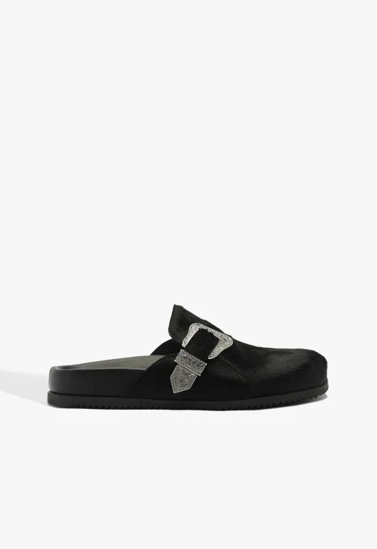 Grace Calf Hair Clog sold by SCHUTZ