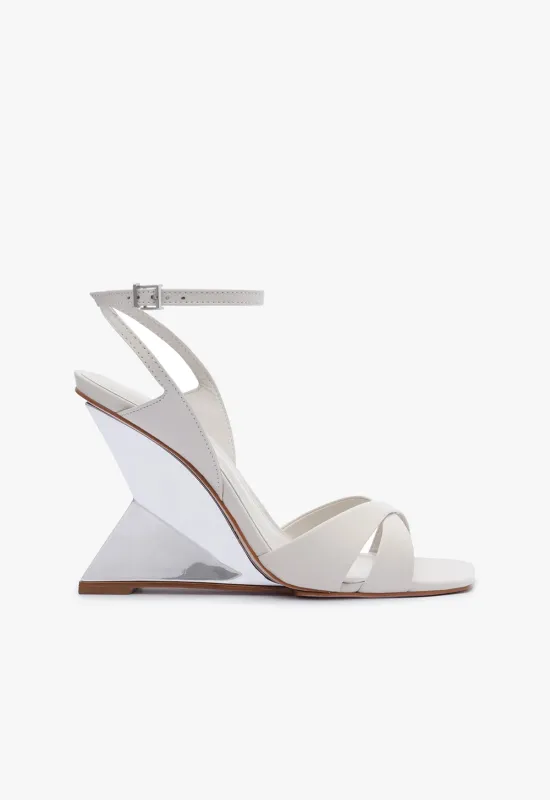 Jill Nappa Leather Sandal sold by SCHUTZ