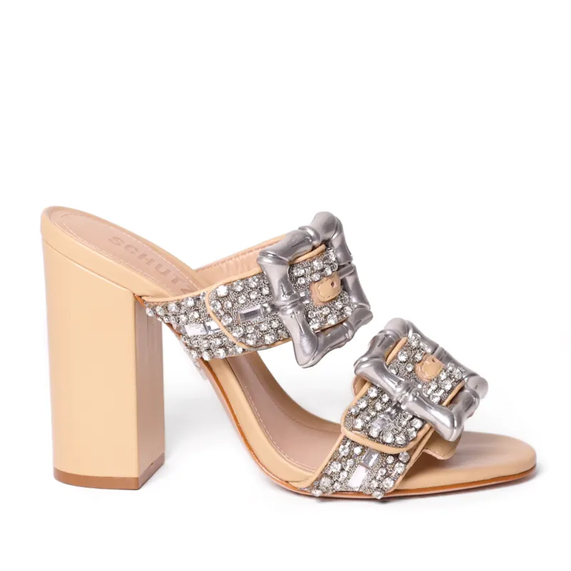 Enola Shine  Leather Sandal sold by SCHUTZ