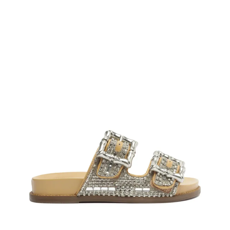 Enola Shine Sporty Leather Sandal sold by SCHUTZ