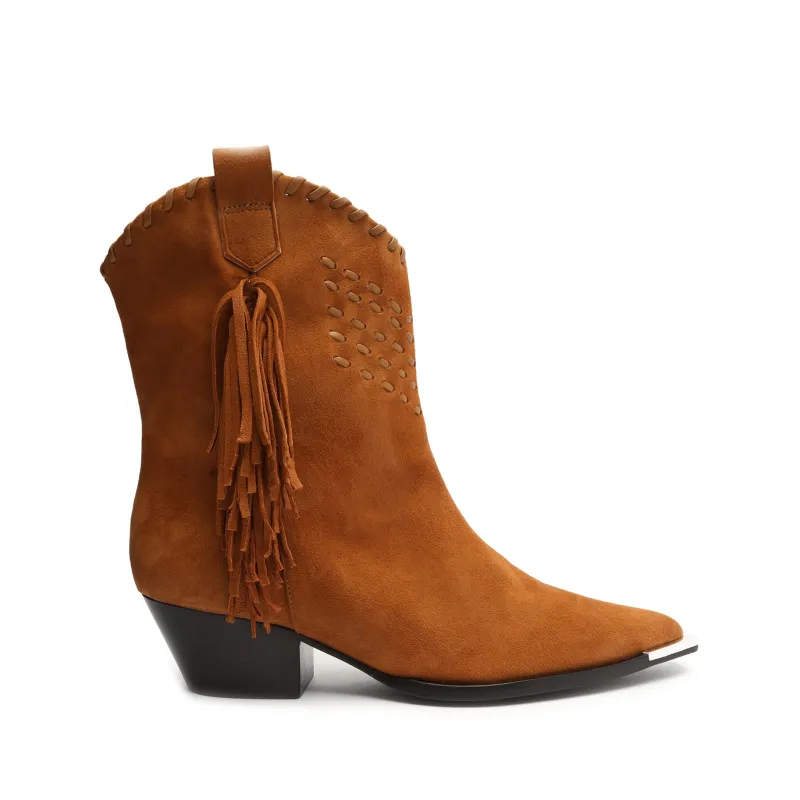 Alexxa Suede Bootie sold by SCHUTZ