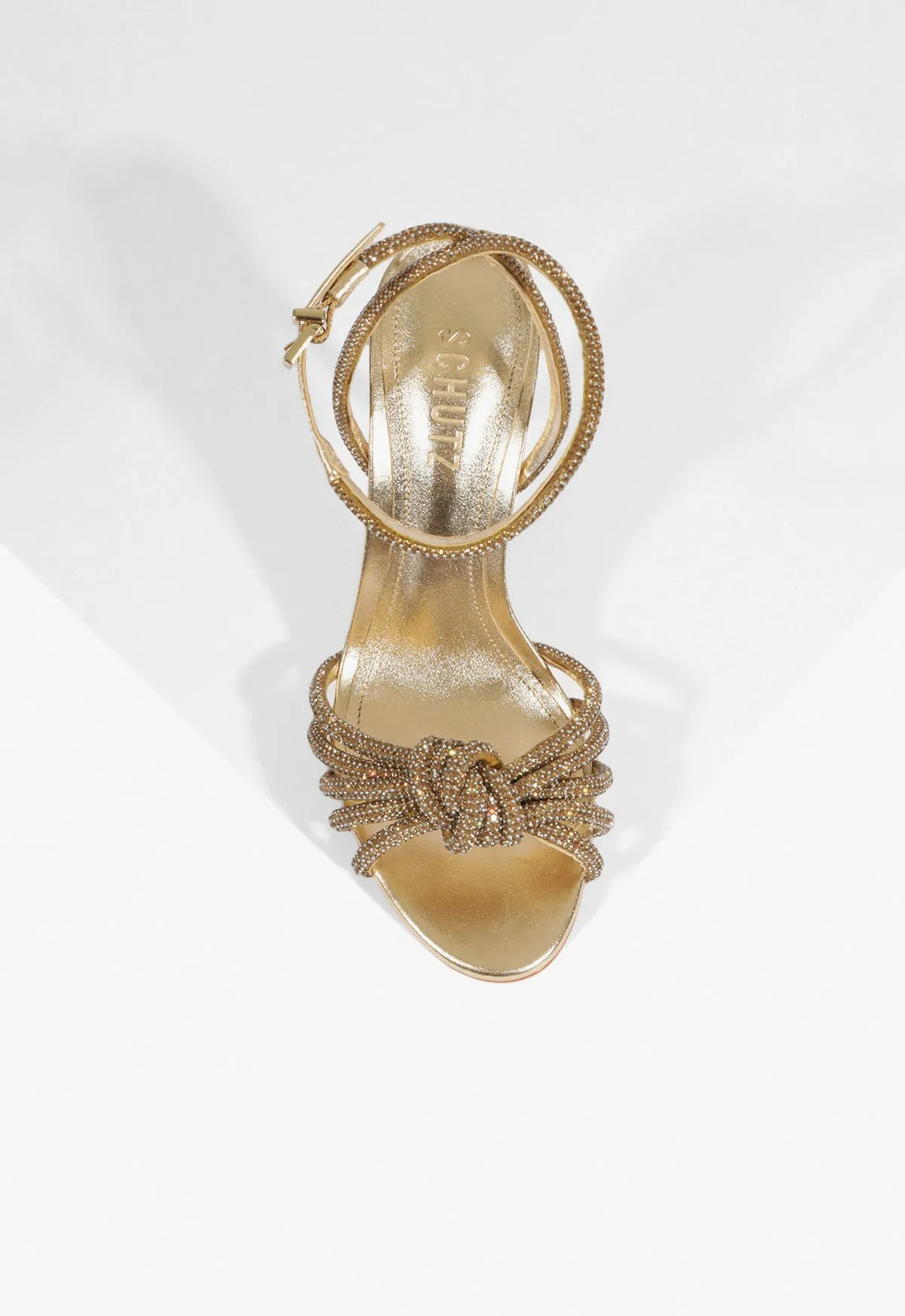 Pearline Buckle Metallic Sandal sold by SCHUTZ product image thumbnail 5