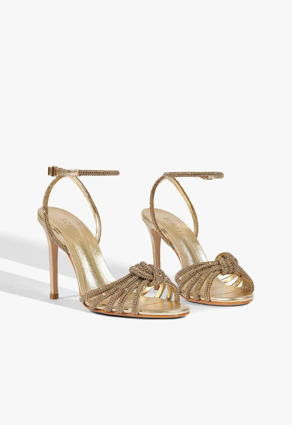 Pearline Buckle Metallic Sandal sold by SCHUTZ product image thumbnail 2