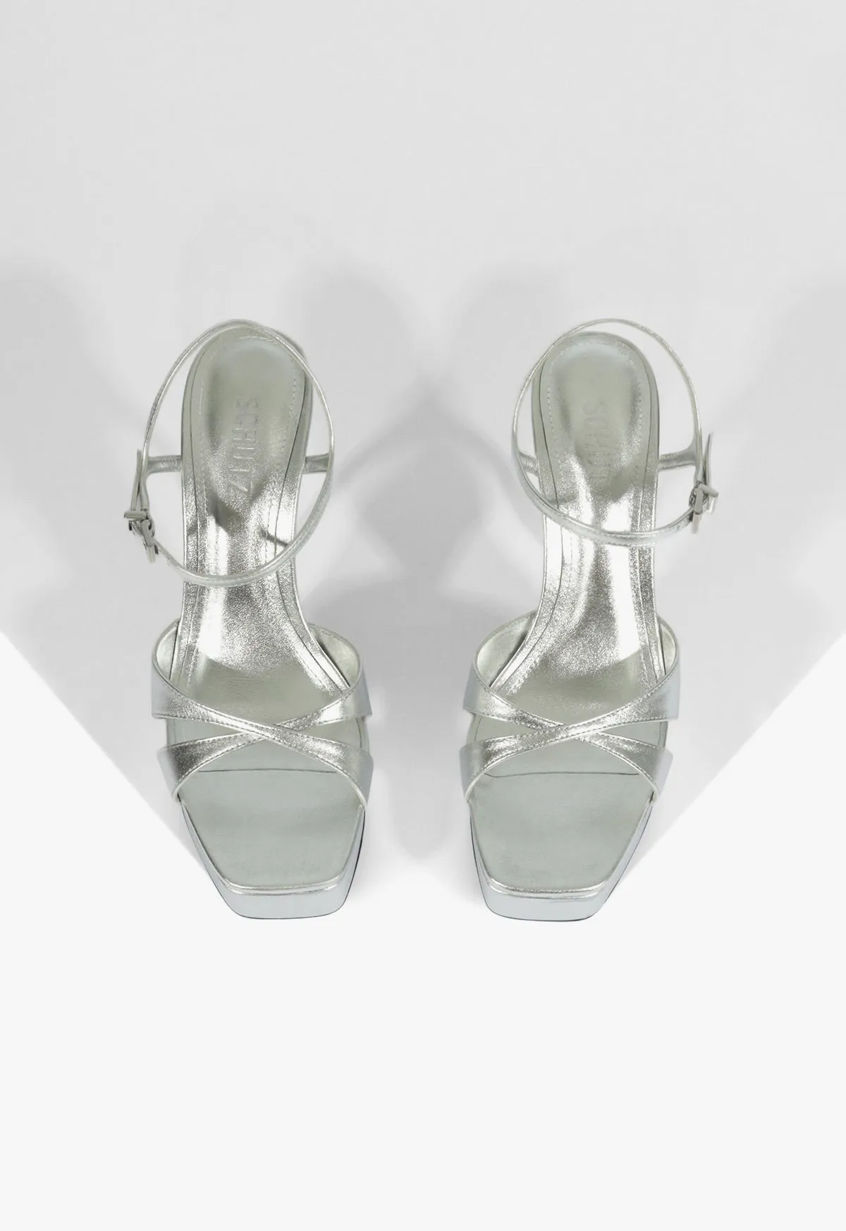 Maxine Metallic Sandal sold by SCHUTZ product image thumbnail 4