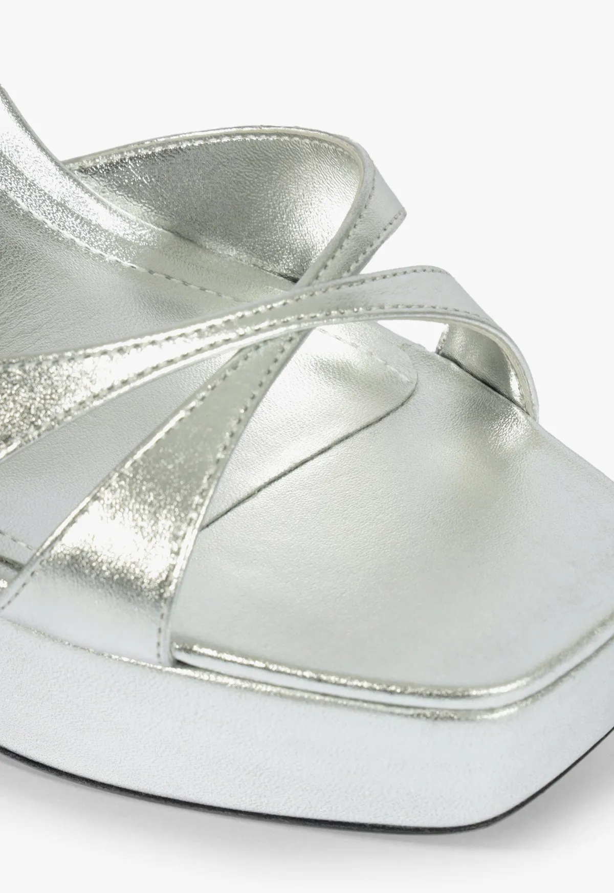 Maxine Metallic Sandal sold by SCHUTZ product image thumbnail 5