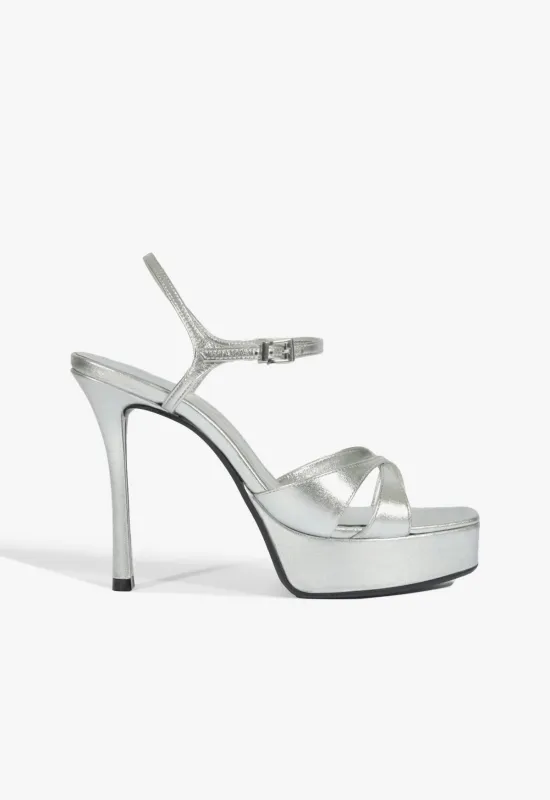 Maxine Metallic Sandal made by SCHUTZ