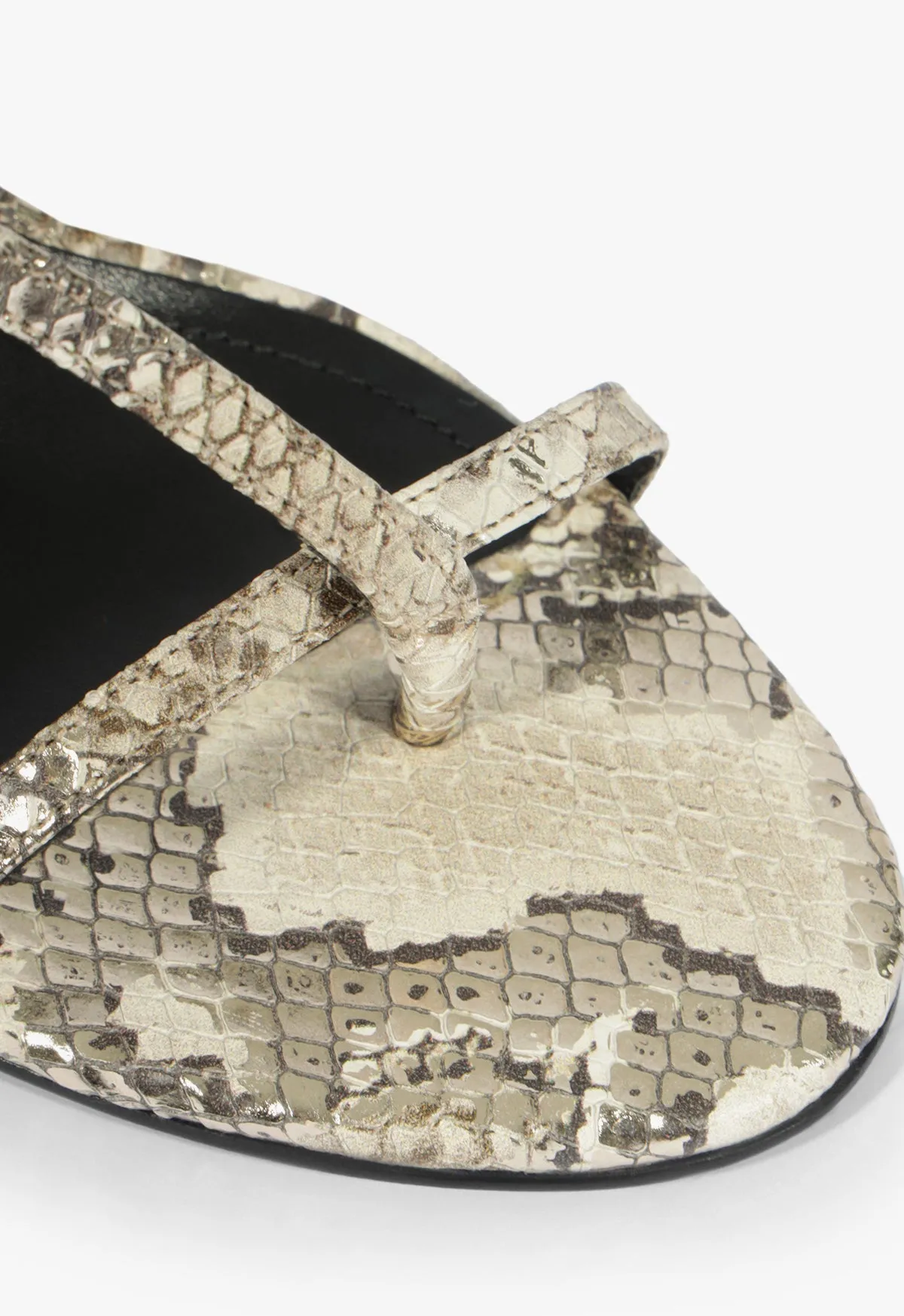 Azure Leather Sandal sold by SCHUTZ product image thumbnail 5