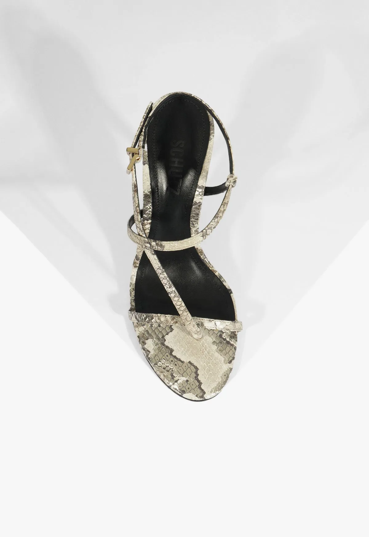 Azure Leather Sandal sold by SCHUTZ product image thumbnail 4