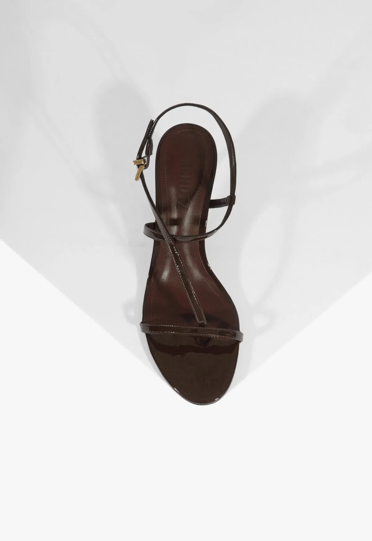 Azure Mid Patent Sandal sold by SCHUTZ product image thumbnail 4