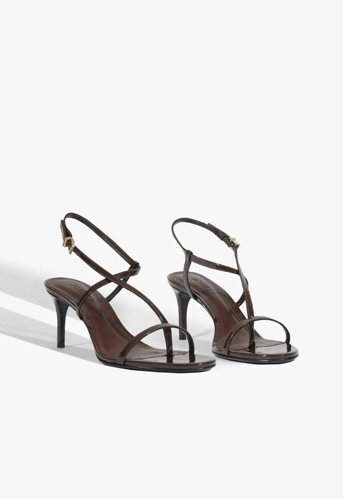 Azure Mid Patent Sandal sold by SCHUTZ product image thumbnail 2