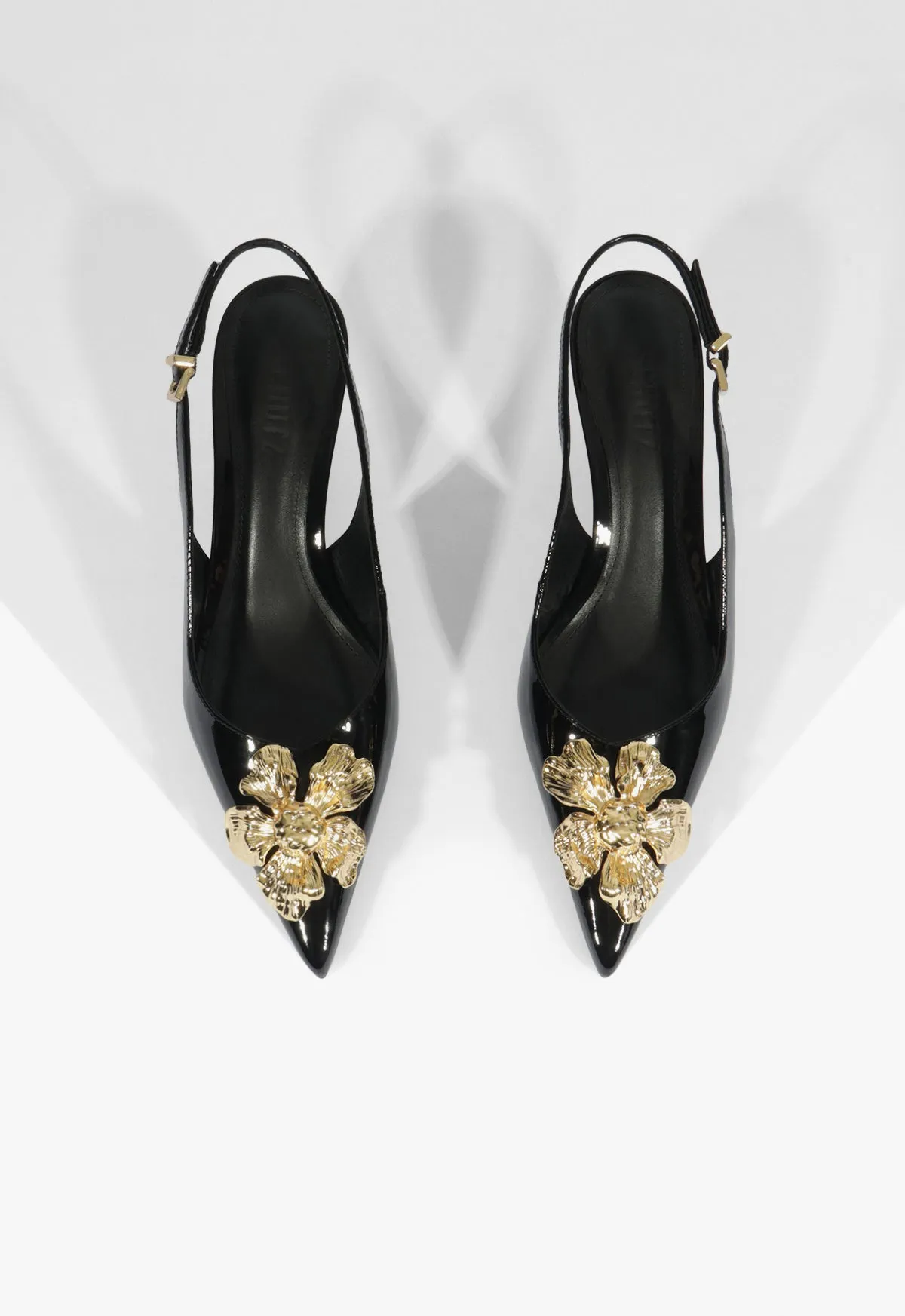Flora Mid Patent Pump sold by SCHUTZ product image thumbnail 4