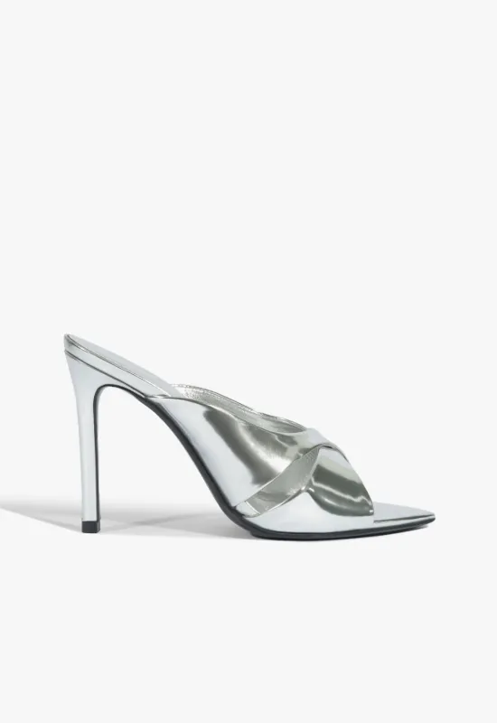 Maxine Mule Metallic Sandal made by SCHUTZ