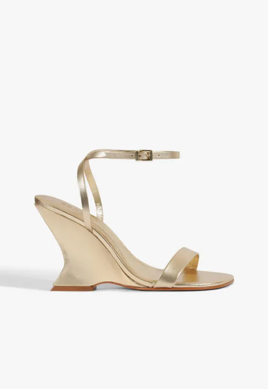 Siena Metallic Sandal sold by SCHUTZ