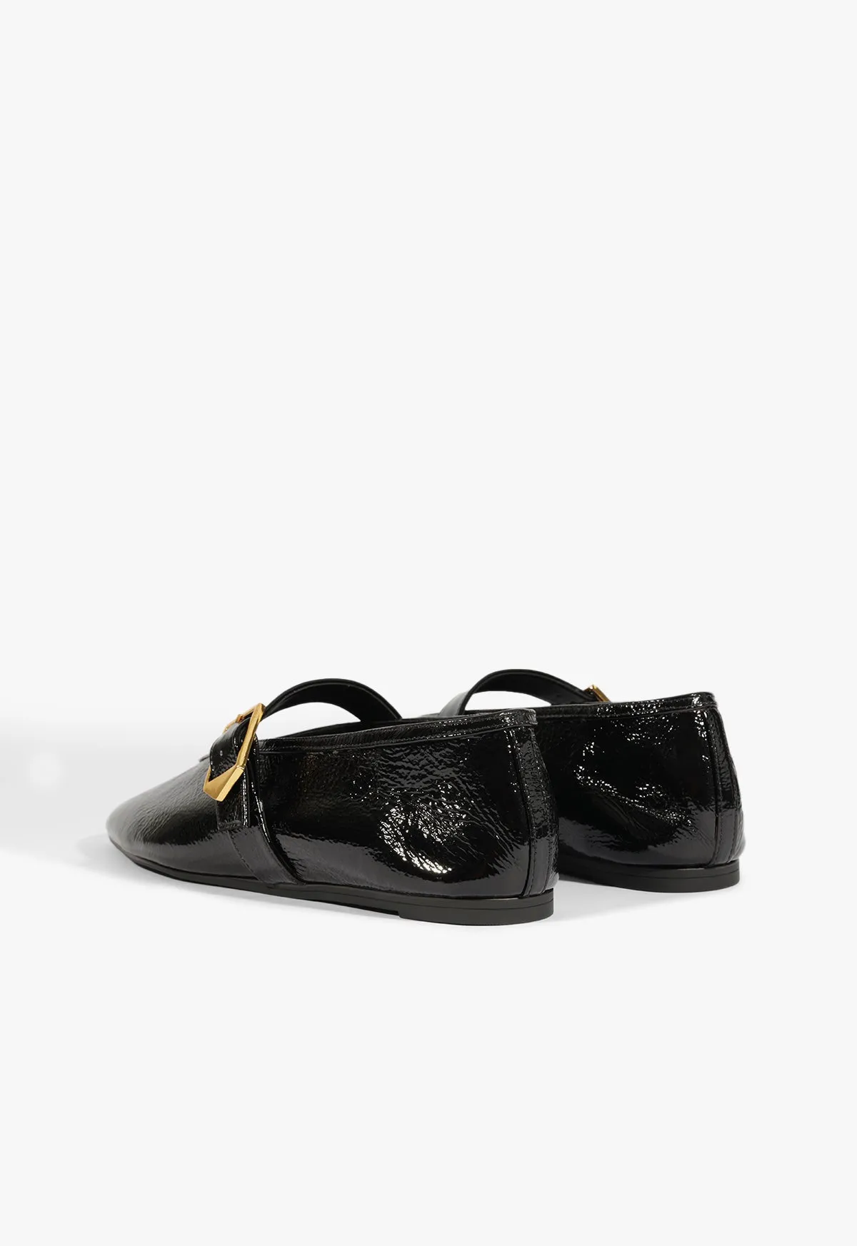 Courtney Buckle Patent Flat sold by SCHUTZ product image thumbnail 3