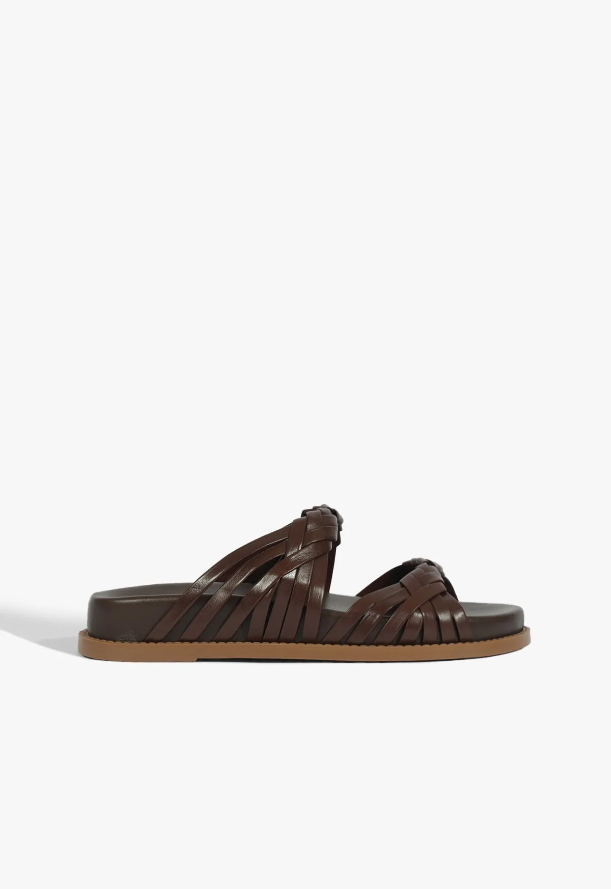 Tara Sporty Leather Sandal sold by SCHUTZ