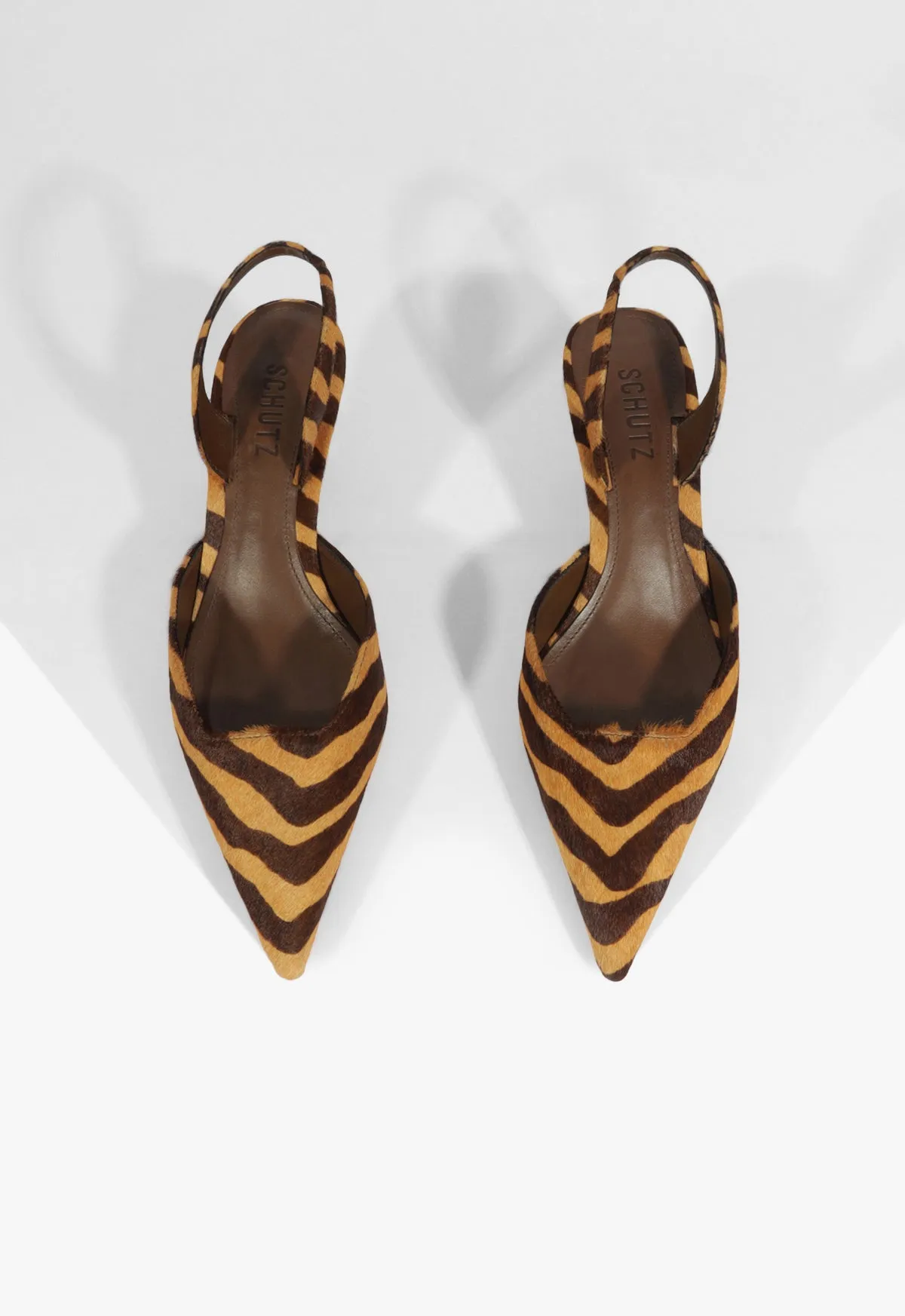 Paola Mid Leather Pump sold by SCHUTZ product image thumbnail 4