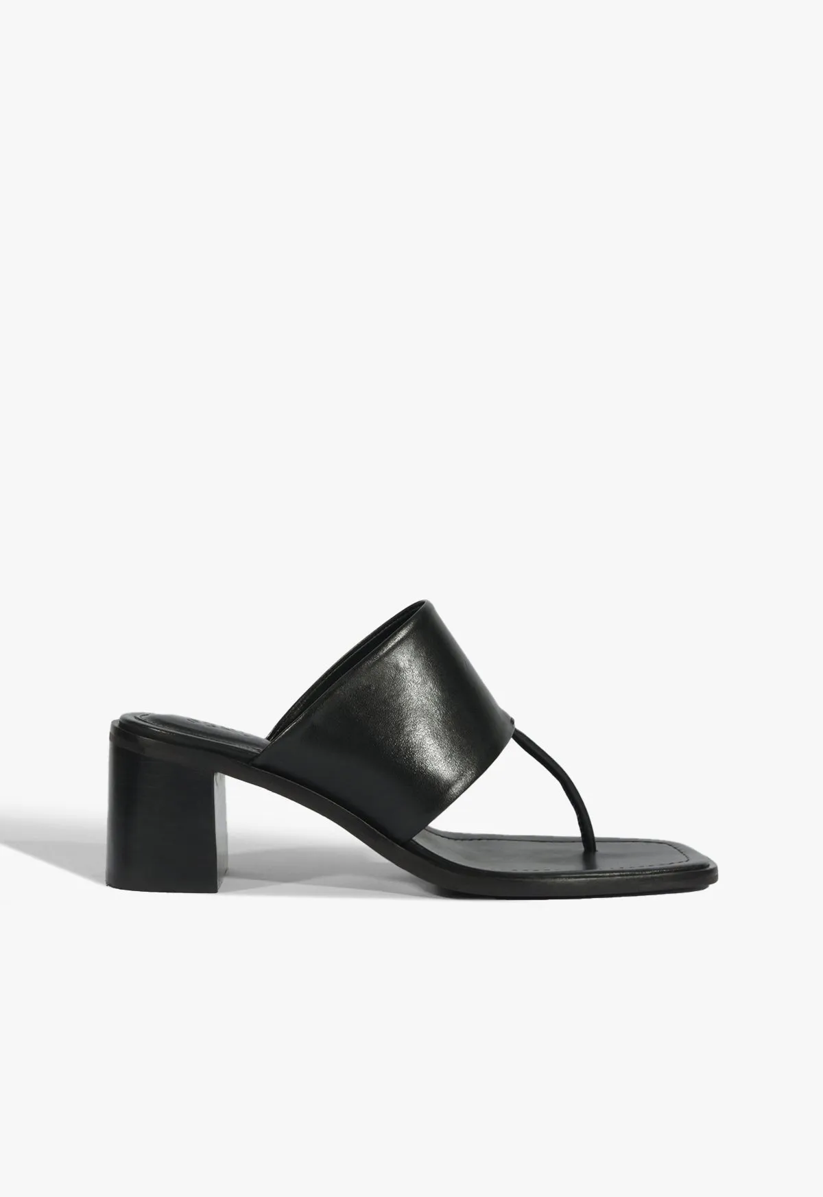 Martha Block Leather Sandal sold by SCHUTZ