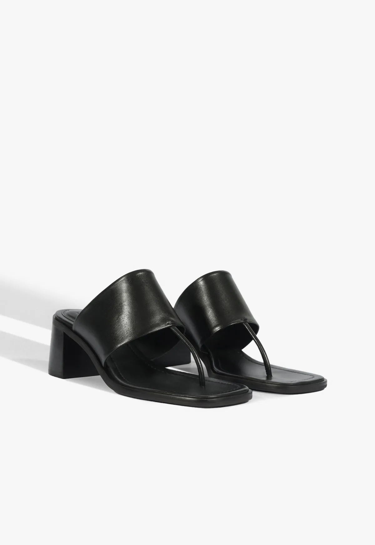 Martha Block Leather Sandal sold by SCHUTZ product image thumbnail 2