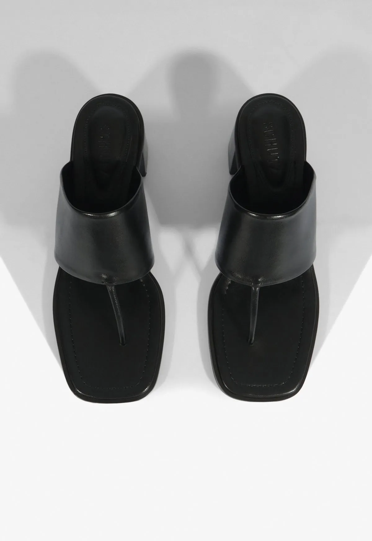 Martha Block Leather Sandal sold by SCHUTZ product image thumbnail 4