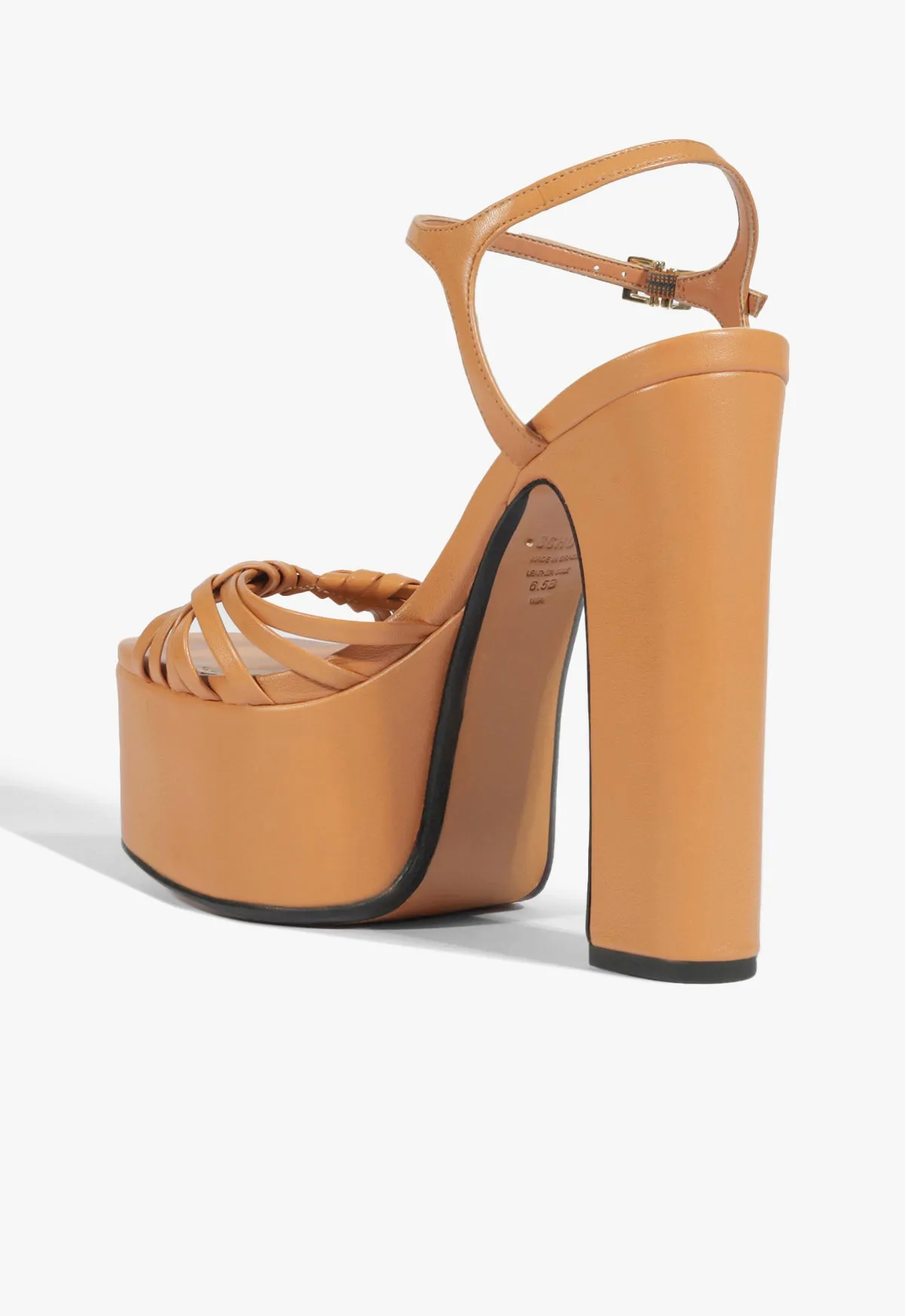 Tara Platform Leather Sandal sold by SCHUTZ product image thumbnail 2